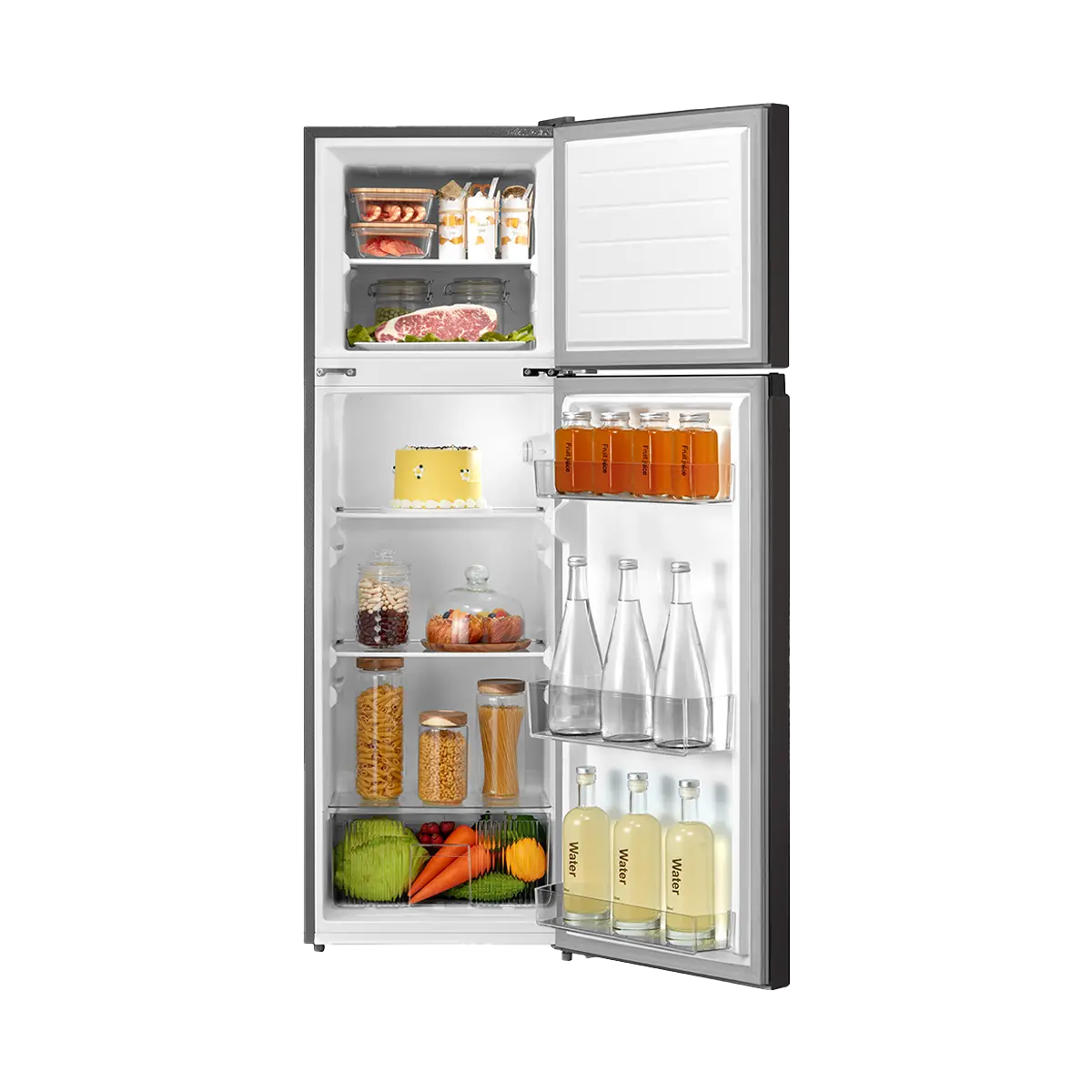 Midea 237L Top Mount Double Door Refrigerator MDRT237