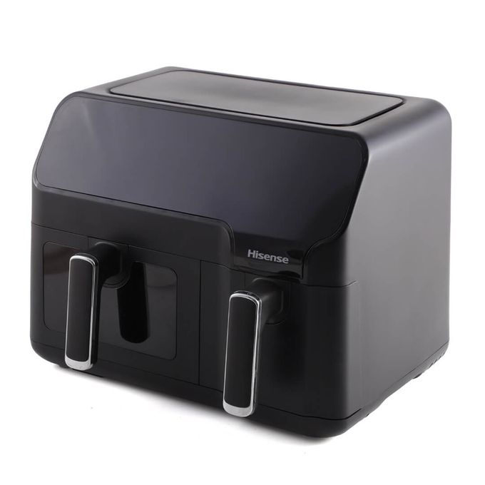 Hisense 8.6 Liters Air Fryer -Dual Basket Black 1Yr Wrnty