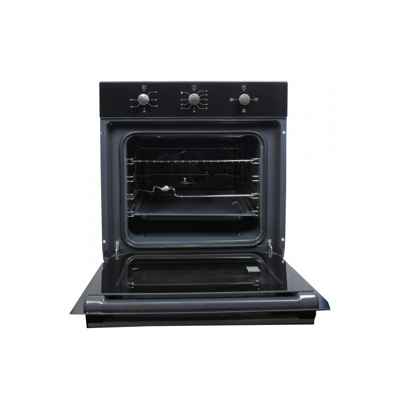 BlueFlame Inbuilt Cooker 3002 BE3 DOWN BLACK Stainless Steel