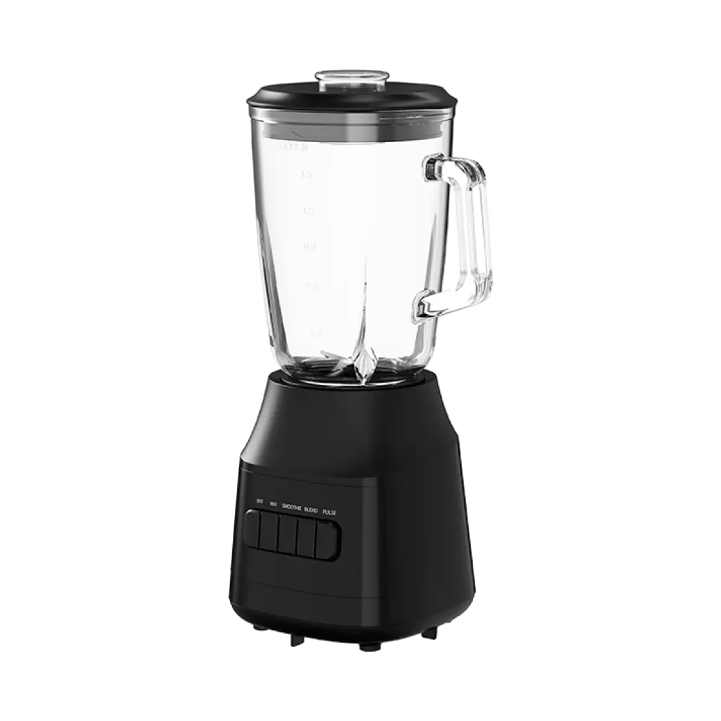 Midea Glass Blender 1.5L, 600W MJ-BL6013W - Black
