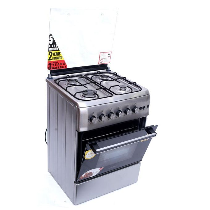 BlueFlame 60x60cm Full Gas Cooker with Gas Oven S6040GRFP-I