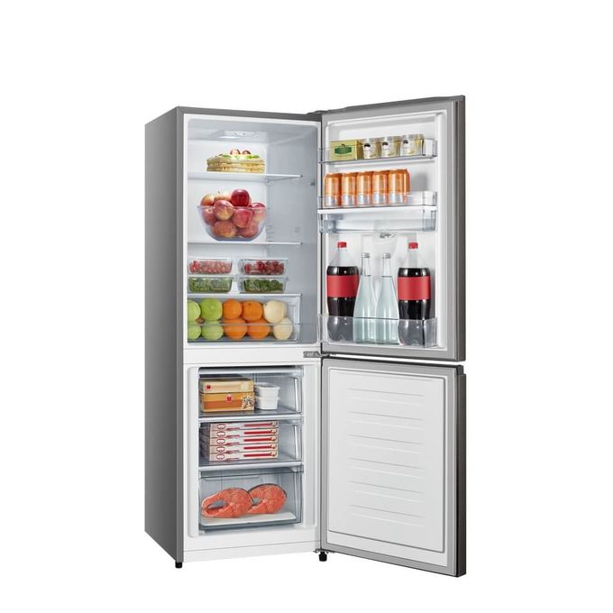 Hisense 290L / 266 Liters Net Double Door Fridge (NO FROST) - Silver (3YRS WRNTY)
