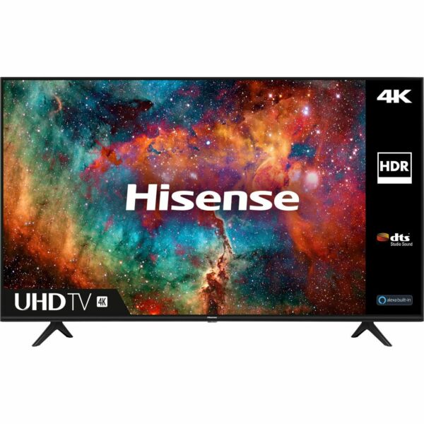 Hisense 70 Inch A6Q UHD 4K VIDAA Smart LED TV - Black