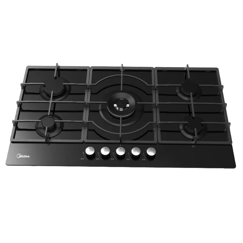 Midea Built-In Gas Hob, 5 Burners, Black MG90GQ095AL1B-BS