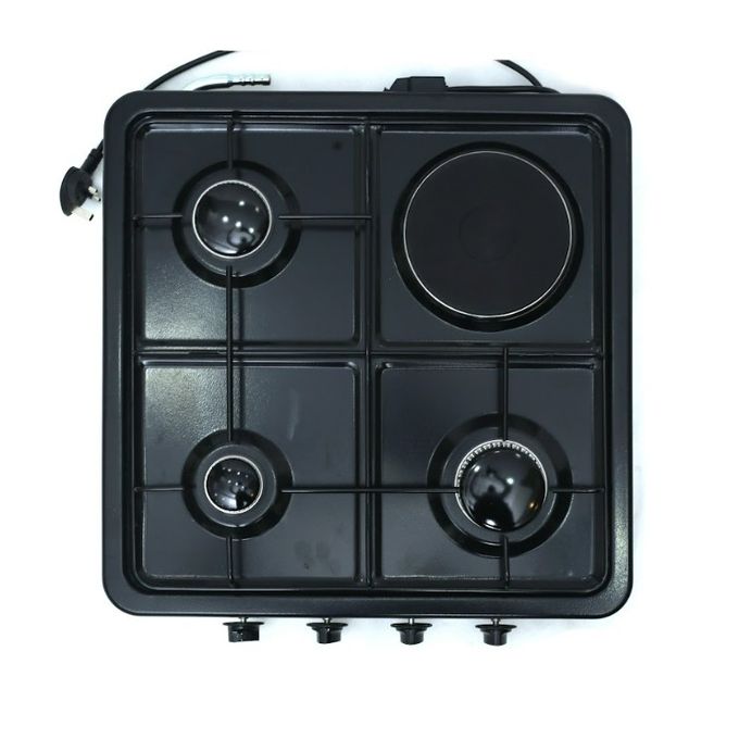 BlueFlame 50x50cm 3 Gas 1 Electric Cook Top 401 Black