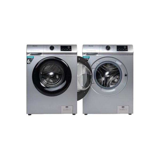 Hisense 7kg Front Loading Automatic Washing Machine 7 Kg – Silver (2YRS WRNTY)