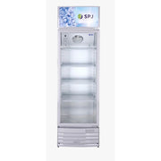 SPJ 400L Beverage Cooler Chiller Showcase Freezer- White..