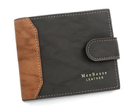 Men's Wallet Short Style With Korean Edition Hinge Gold Stamping