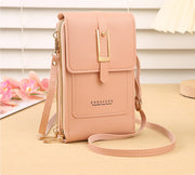 Women's Crossbody Shoulder Bag Transparent Multifunctional Touch Screen Phone Bag