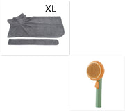New Pet Cat Brush Hand-held Steel Wire Self-cleaning Comb Looper For Hair Removal
