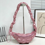 Women's Fashion Casual Cloud Pleated Shoulder Messenger Bag