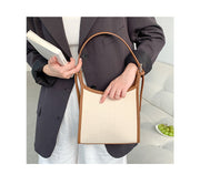 Female Summer New Stitching Shoulder Handbag Fashion All-match Niche High Sense Underarm Bag