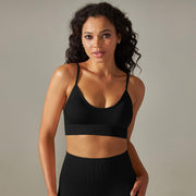 Seamless Knitted Quick-drying Yoga Vest Camisole For Women