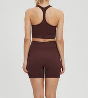 Women's Fashion Slim Fit High Waist Hip Lift Stretch Tight Yoga Shorts