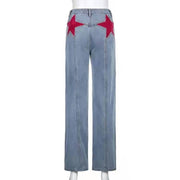Slim Mid-waist Flattering Denim Bell-bottom Pants
