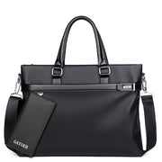 Large Capacity Business Handbag Men's Soft Leather Briefcase