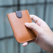 Cascading pull card package colorful gradient ultra-thin wallet simple smart multi-card portable business card package