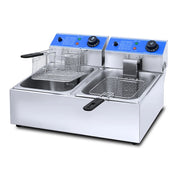 ADH Double Deep Fryer – 12 Litres