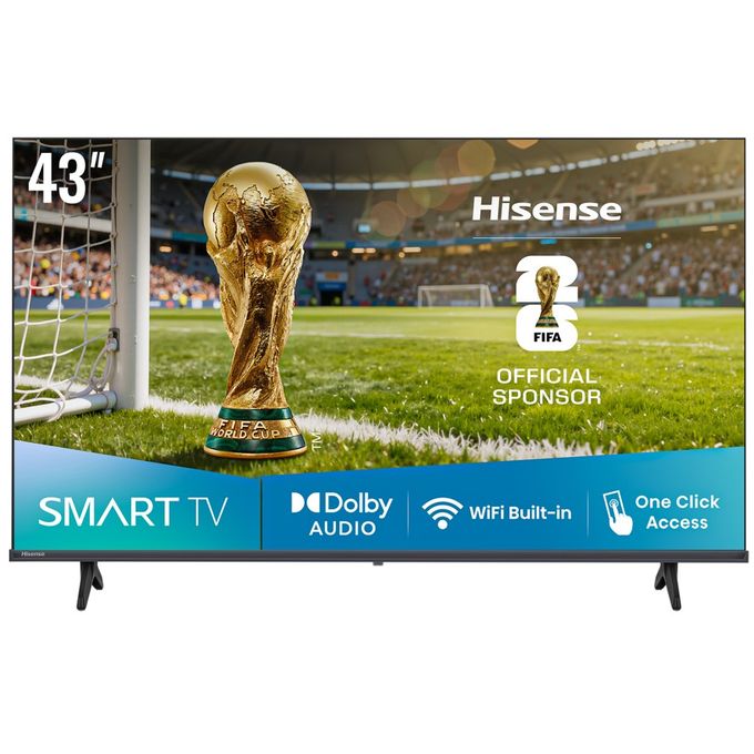 Hisense 43 Inch UHD VIDAA Smart Tv 43A4QS- 3 Yrs Warranty