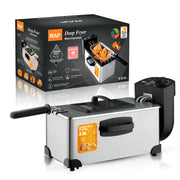 RAF 3.5L Electric Deep Fryer – Stainless Steel