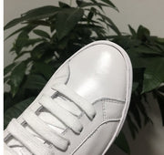 Genuine leather women's sneakers