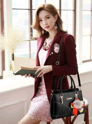 Ladies bag new women's bag simple fashion handbag trend single shoulder Messenger bag