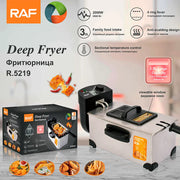 RAF 3.5L Electric Deep Fryer – Stainless Steel