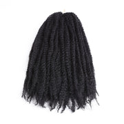 High temperature silk medium long curly hair