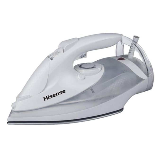 Hisense Steam Flat Iron 1800W 250 ML- White 1 Yr Warranty