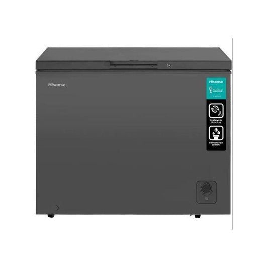 Hisense 310L Deep Chest Freezer, 310 Litres - Silver