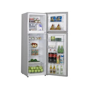 Hisense 328 Liters / 328L Double Door Refrigerator - Silver