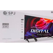 SPJ 43 Inch Digital LED TV With Inbult Decorder (Free To Air Channels) - Black (3YRS WRNTY)