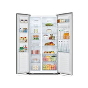 Hisense 560 Liters Side By Side Refrigerator RC-56WS4S2 - Silver 3 Yrs Wrnty