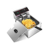Pixel 6 Liters Commercial Deep Fryer Stainless Steel - Silver(1 YR WRTY)