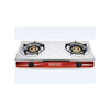 Global Star Double Cooking Gas Stove Burner Cooker Cook Top With Automatic Ignition - White (1YRS WRNTY)