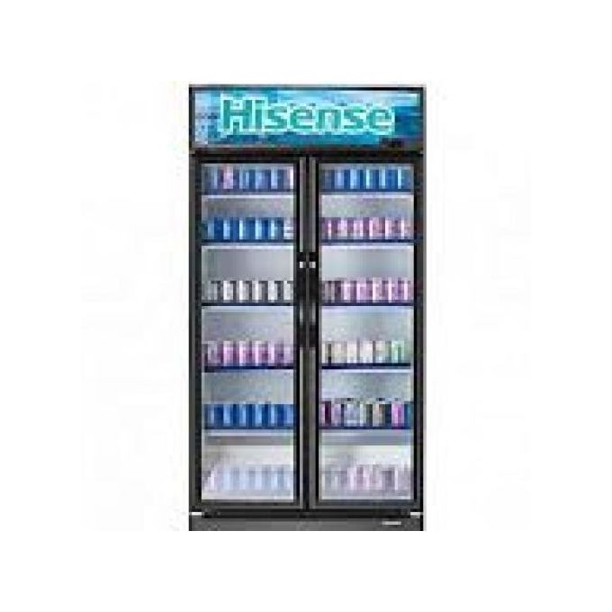 Hisense 810 Liters 2 Door Side By Side Display Beverage Chiller Cooler Refrigerator 3 Yr wrnty