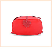 Girls PU Leather Backpack Snacks Decoration Bag
