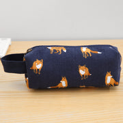 canvas portable pencil case