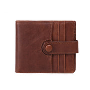Antimagnetic leather men's wallet