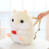 Lolita Round&Fat Hamster Plush Doll Backpack Cosplay Bag Cute White&Brown