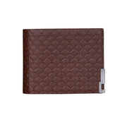 Men's Short Checked Horizontal Coin Purse