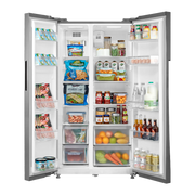 Midea 510L Crystal Silver Color Side by Side Refrigerator MDRS710FGU50 D