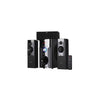 SPJ 3.1 CH Karaoke Wooden Body Multimedia Speaker - Black. (2YRs WRTY)