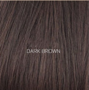 Oblique bangs short straight hair hood