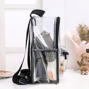 Transparent waterproof PVC children's backpack schoolbag