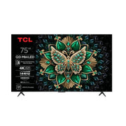 TCL 75" C6K Premium QD-MiniLED Smart Google TV - Black