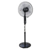 Sonashi Stand Fan SF-8072SR With Remote Control - Black (1 YR WRNTY)