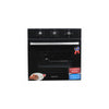 BlueFlame Inbuilt Cooker 3002 BE3 DOWN BLACK Stainless Steel