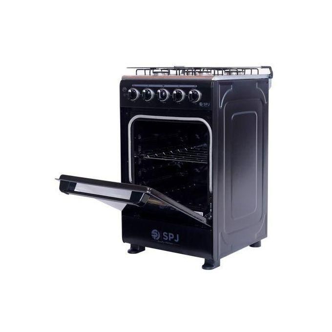 SPJ 50x50cm Full Gas Cooker with Gas Oven - Black