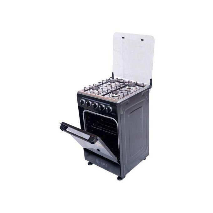 SPJ 50x50cm Full Gas Cooker with Gas Oven - Black
